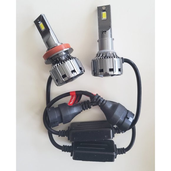 AOLEAD H11 H8 H9 LED Headlight Bulb H8 H9 50W 6500K Cool White - Picture 1 of 2